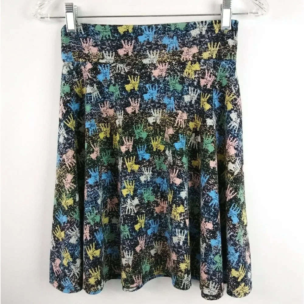 KIDS Size 10 Lularoe Azure Fit Flare Skirt